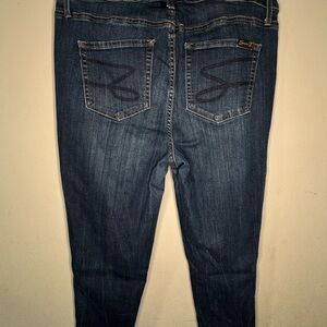 Seven7 Dark Blue Skinny Jeans for Women